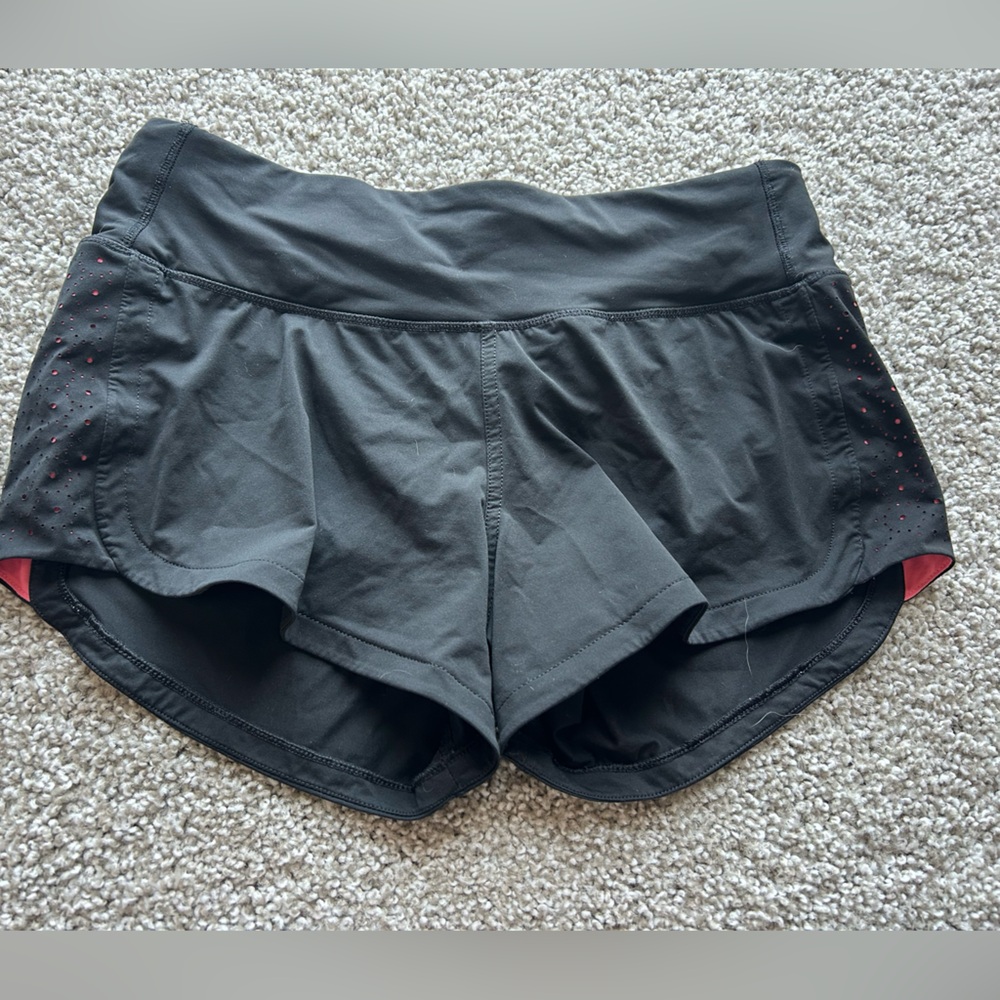 Lululemon Black Short with Pink Accents
